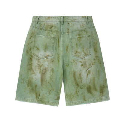 Vale Forever Skittle Jorts Dirty Green