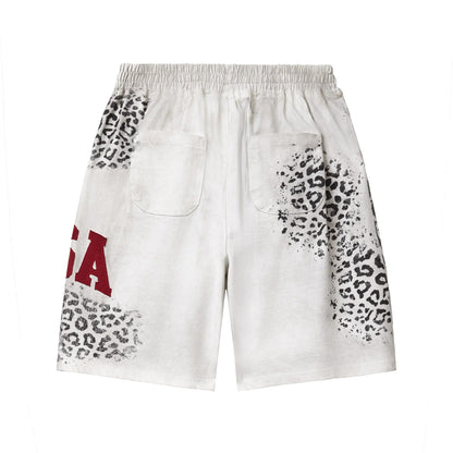 Vale Forever Cheetah Shorts Grey