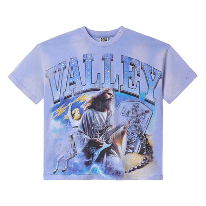Vale Forever Holy Metal Bling Tee Periwinkle