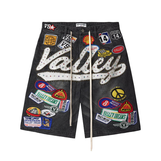 Vale Forever 1980s Jorts Black