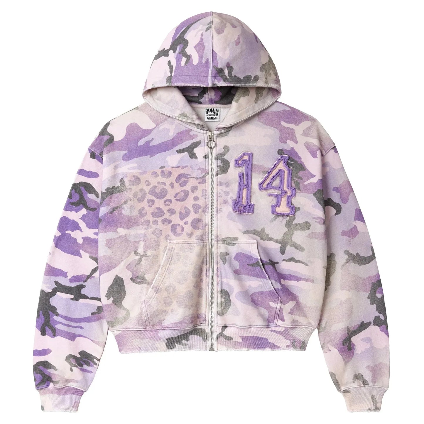 Vale Forever Wayne Zip-Up Hoodie Purple
