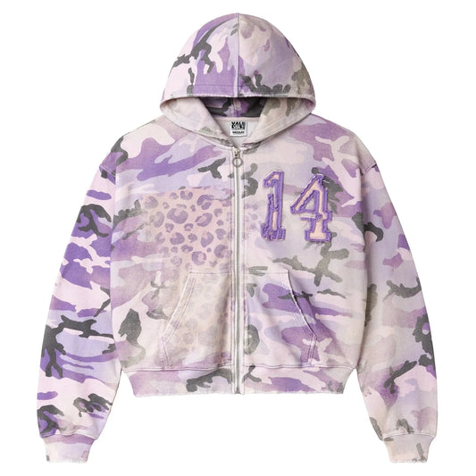 Vale Forever Wayne Zip-Up Hoodie Purple