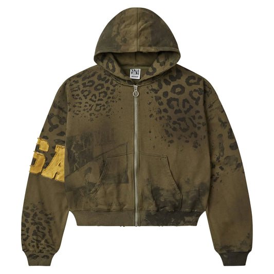 Vale Forever Safari Zip-Up Hoodie Olive