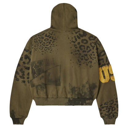 Vale Forever Safari Zip-Up Hoodie Olive
