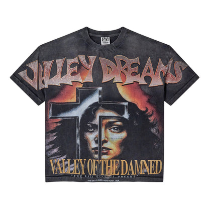 Vale Forever Damned Bling Tee Washed Black