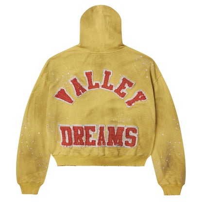 Vale Forever Sun Cluster Zip-Up Hoodie Yellow