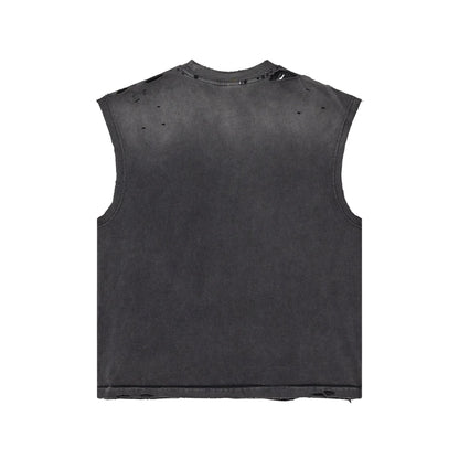 Vale Forever La Flor Muscle Tee Black