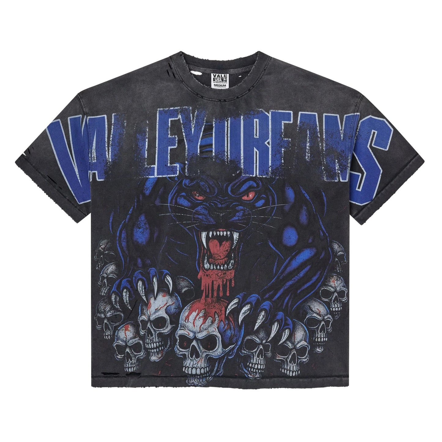 Vale Forever Big Panther Tee Washed Black