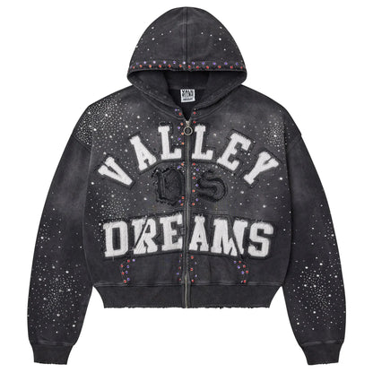 Vale Forever Classico Zip-Up Hoodie Black