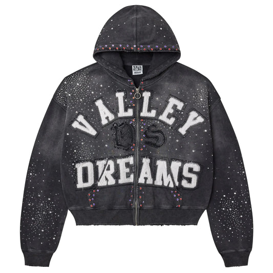 Vale Forever Classico Zip-Up Hoodie Black