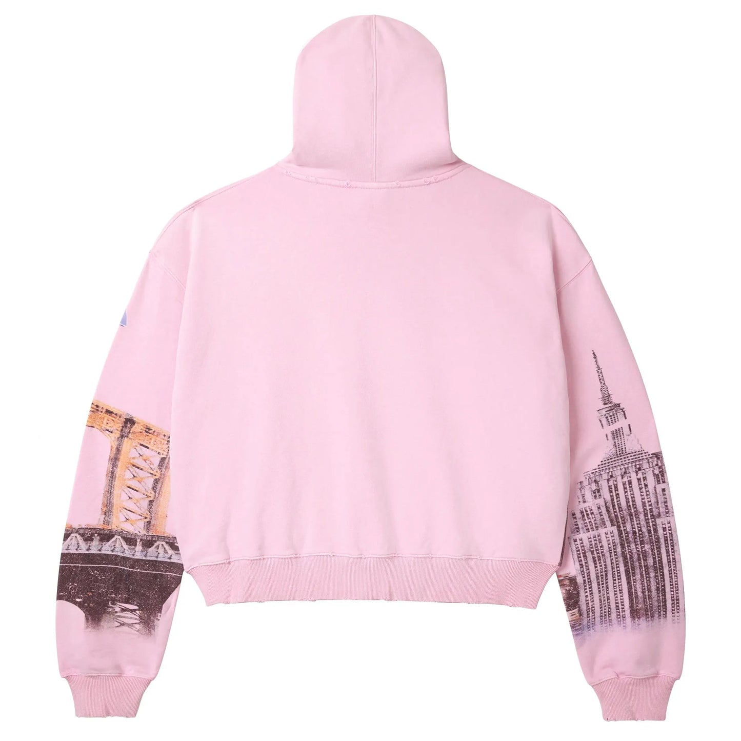 Vale Forever NYC Zip-Up Hoodie Pink