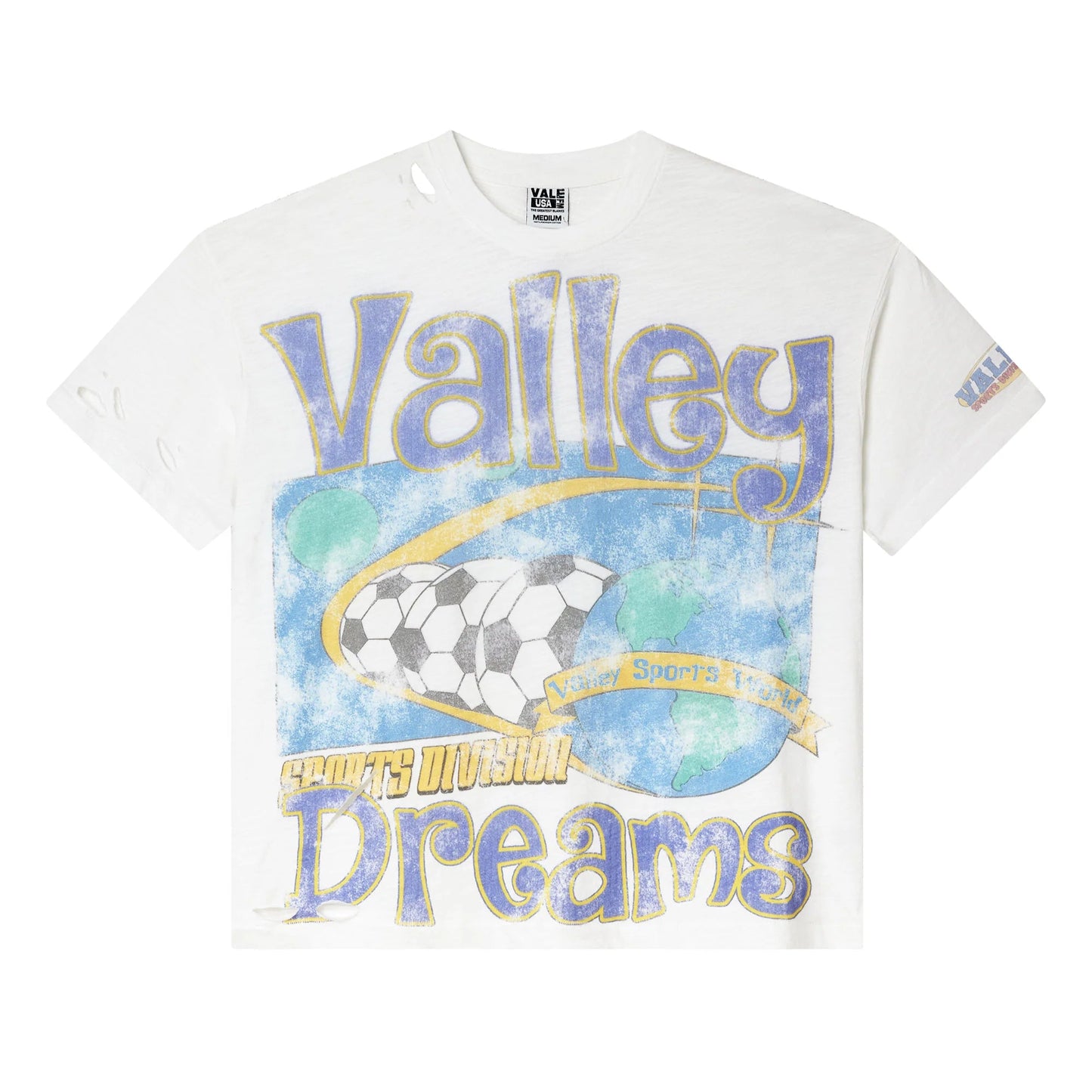 Vale Forever Futball Tee White