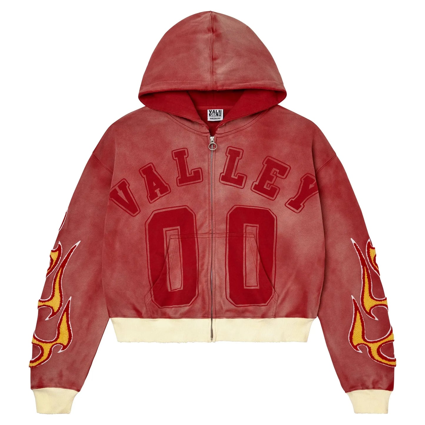 Vale Forever Chimera Zip-Up Hoodie Red