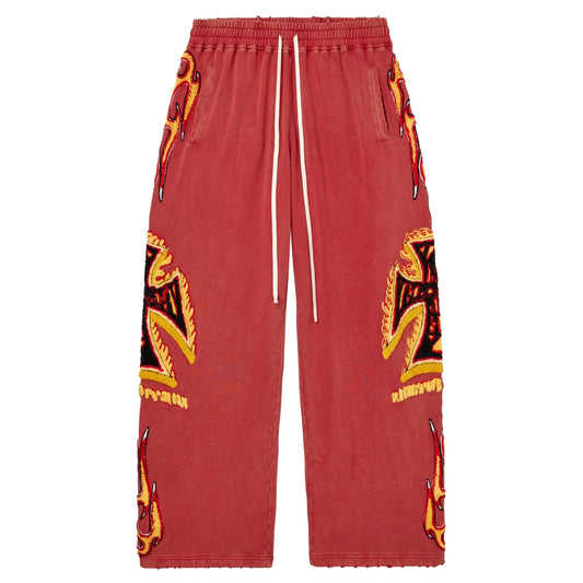 Vale Forever La Flare Sweats Red