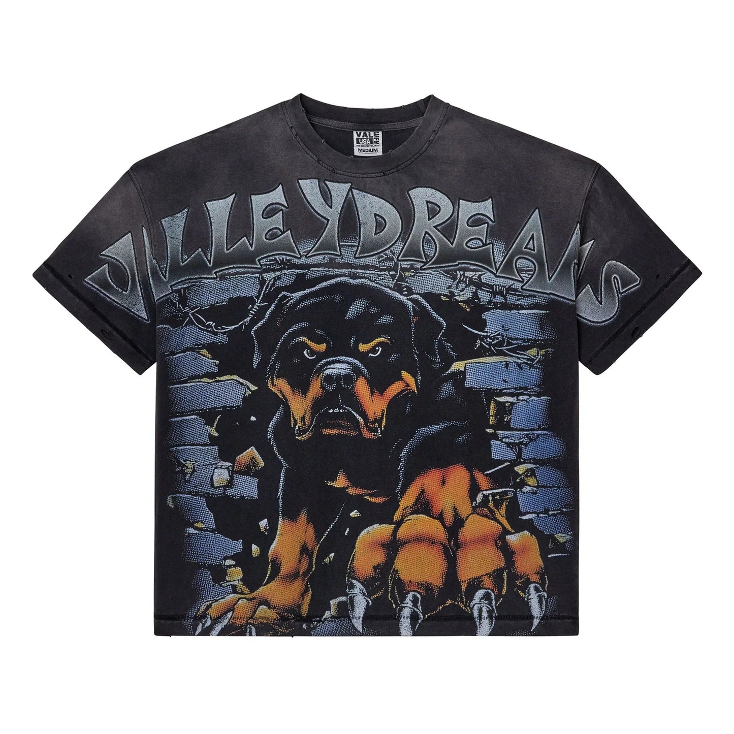 Vale Forever Rottweiler Big Tee Black