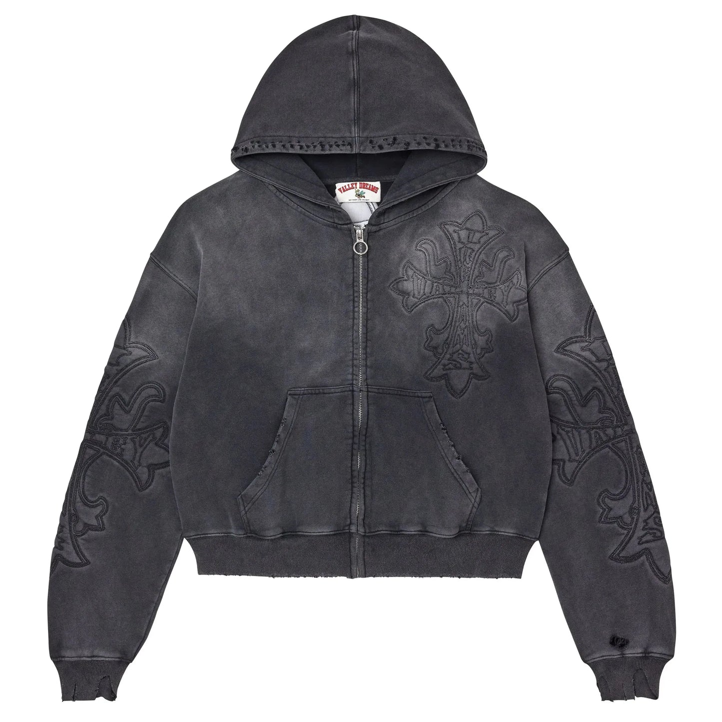 Vale Forever Carver Zip-Up Hoodie Black