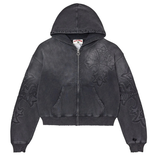 Vale Forever Carver Zip-Up Hoodie Black