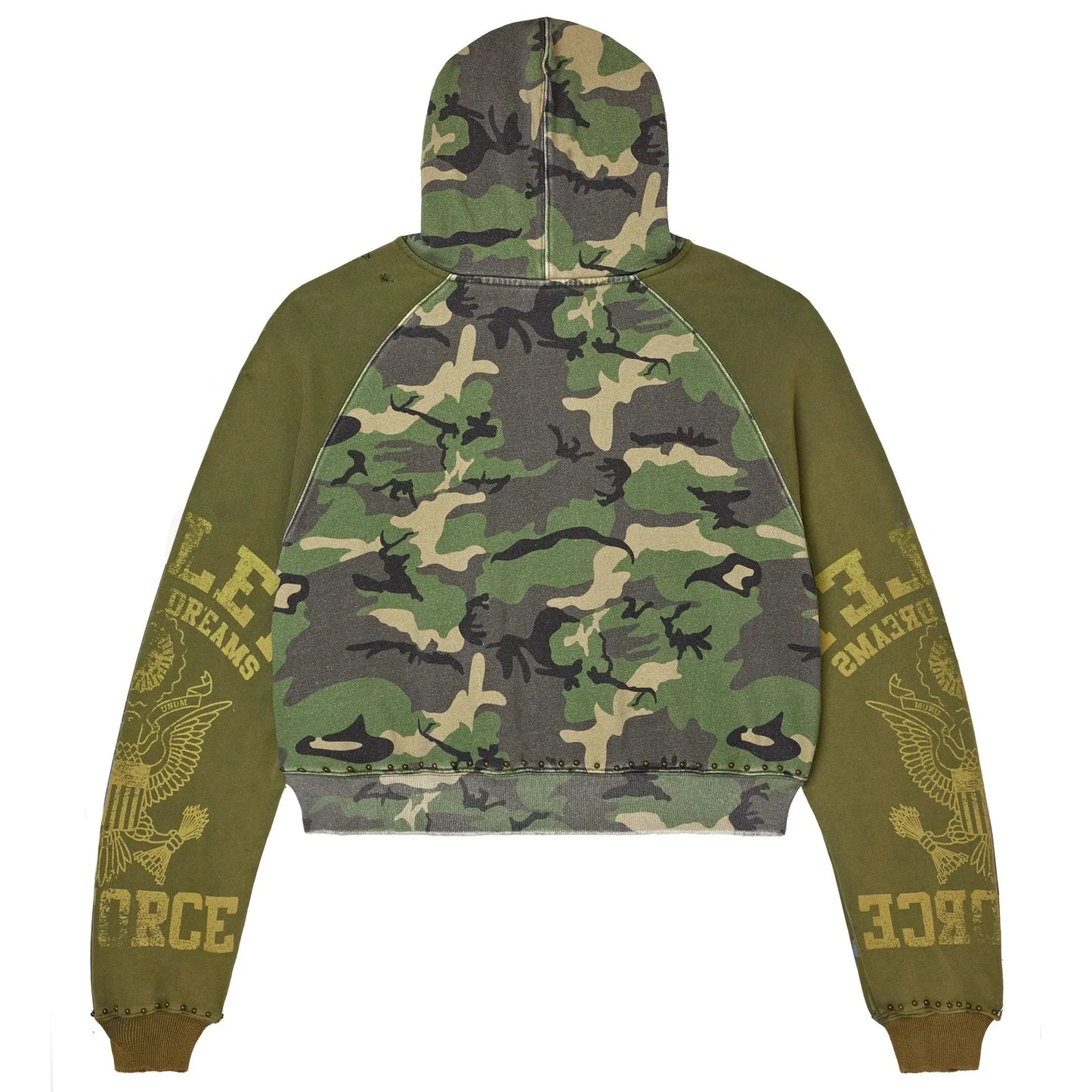 Vale Forever Terrain Zip-Up Hoodie Camo/Green/Yellow