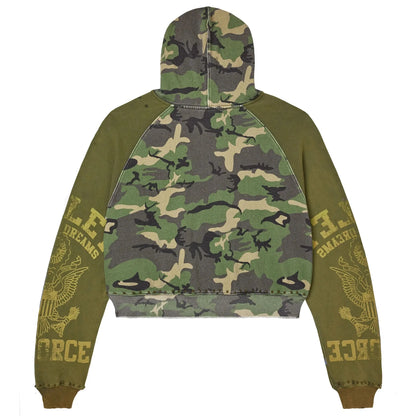 Vale Forever Terrain Zip-Up Hoodie Camo/Green/Yellow
