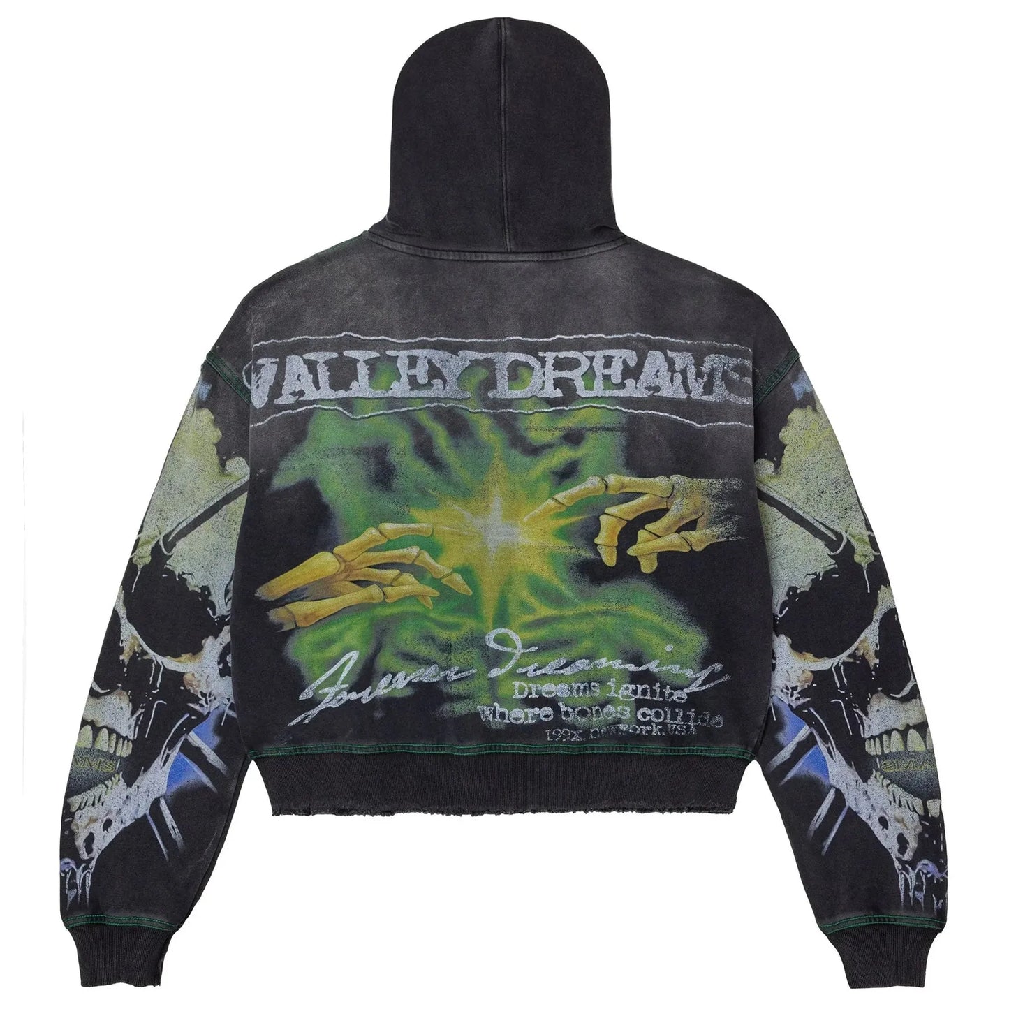 Vale Forever Gravedigger Zip-Up Hoodie Black