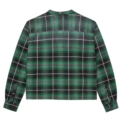 Vale Forever Grinch Gems Flannel Green