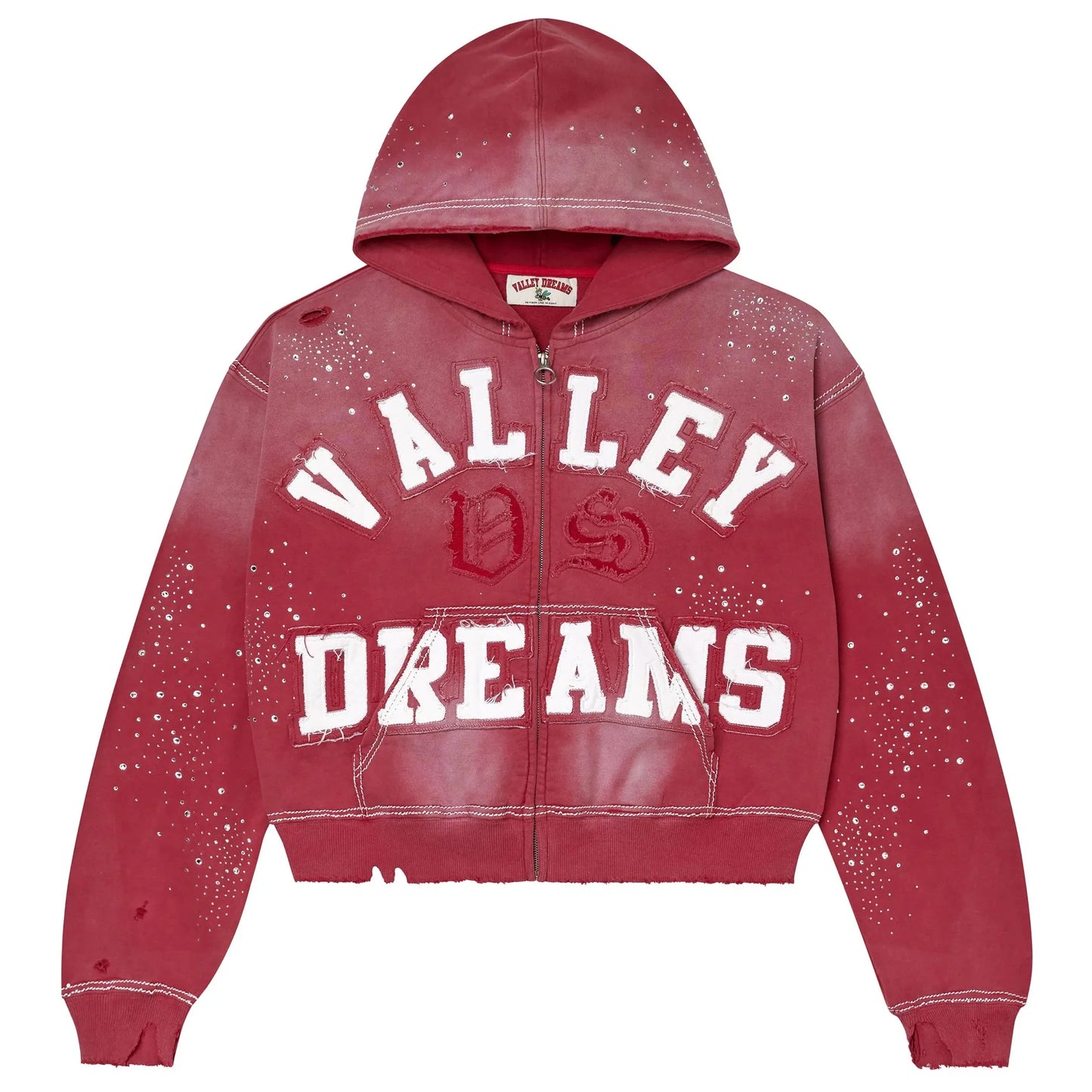 Vale Forever Classico Zip-Up Hoodie Ruby