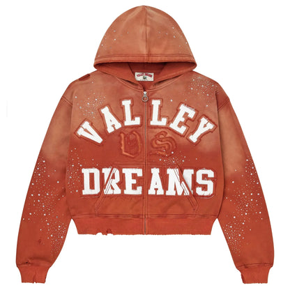 Vale Forever Classico Zip-Up Hoodie Orange