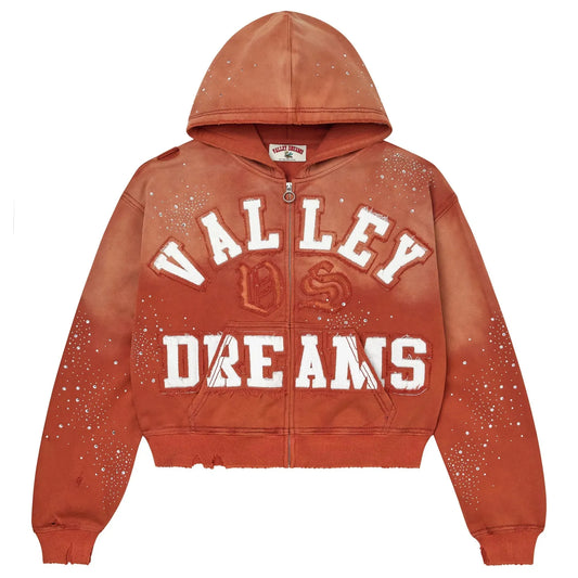 Vale Forever Classico Zip-Up Hoodie Orange