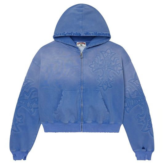 Vale Forever Carver Zip-Up Hoodie Ice Blue