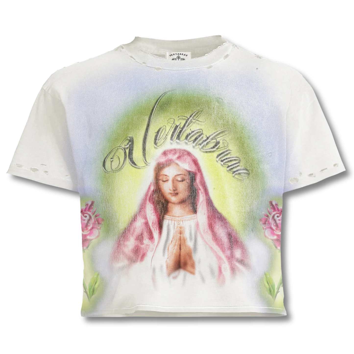 Vertabrae Crystal Sancta Tee Cream