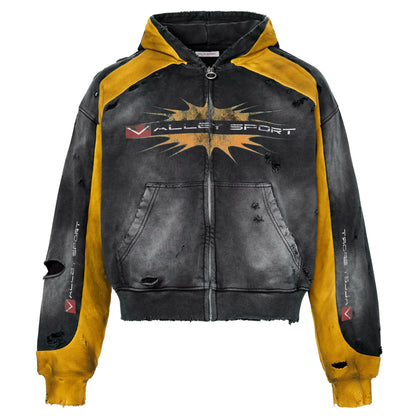 Vale Forever Khalifa Zip-Up Hoodie Black