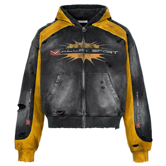 Vale Forever Khalifa Zip-Up Hoodie Black