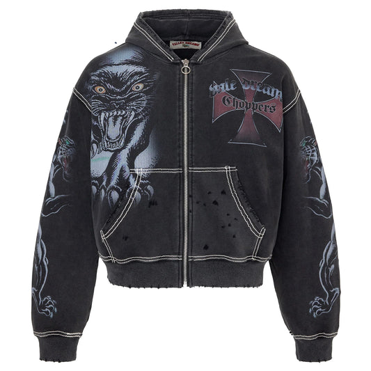 Vale Forever Hardy Boyz Zip-Up Hoodie Black