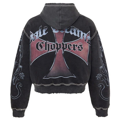 Vale Forever Hardy Boyz Zip-Up Hoodie Black