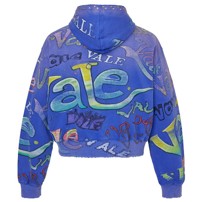 Vale Forever Iceberg Zip-Up Hoodie Blue