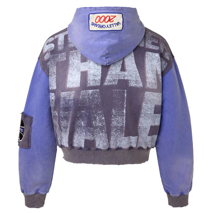 Vale Forever Queen Zip-Up Hoodie Blue