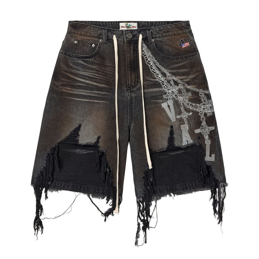 Vale Forever Chain Jorts Black