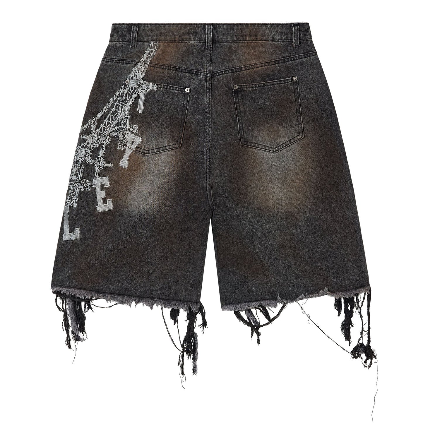 Vale Forever Chain Jorts Black