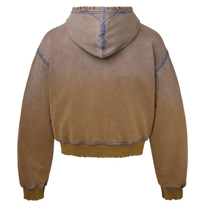 Vale Forever Sunny Zip-Up Hoodie Brown