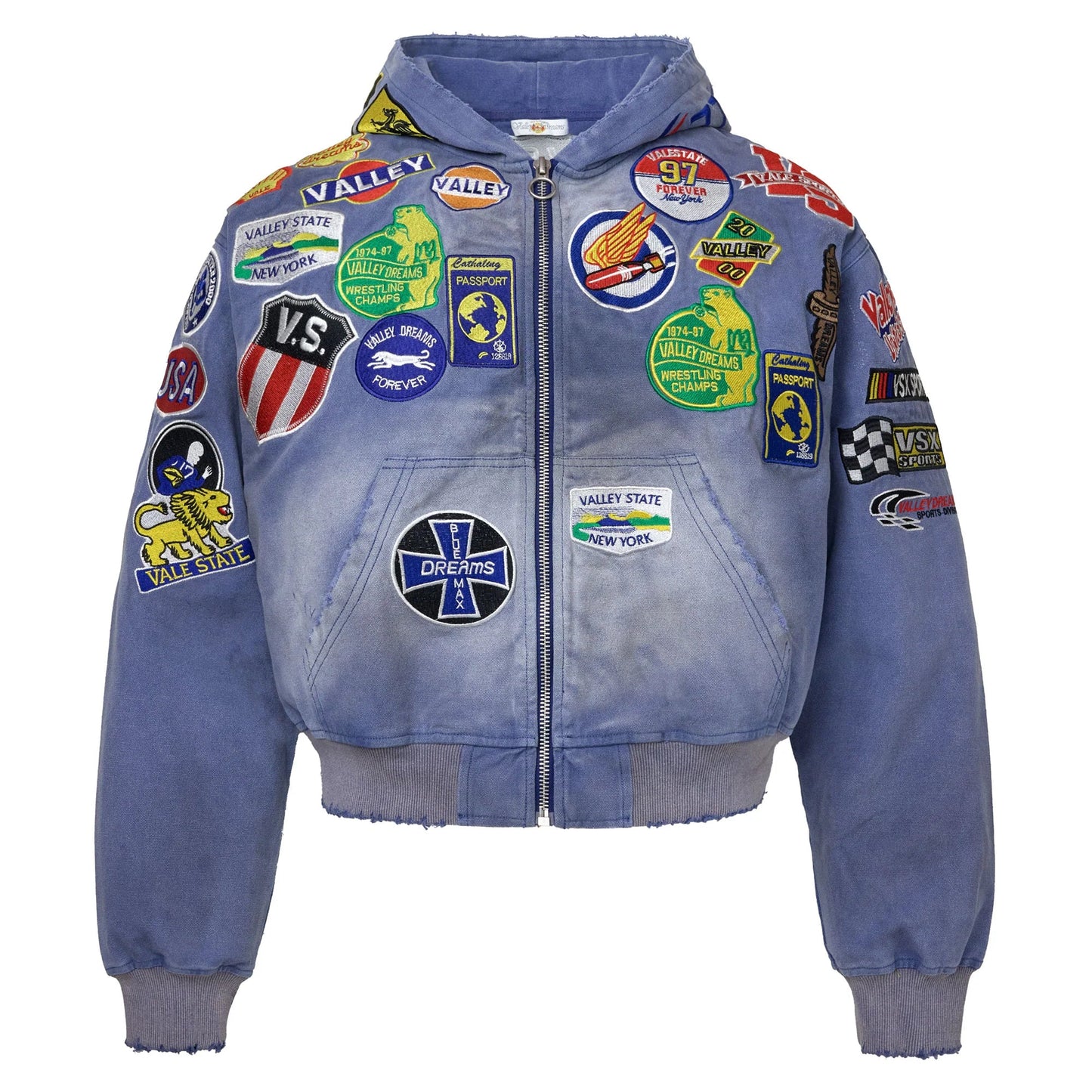 Vale Forever Passport Denim Jacket Blue