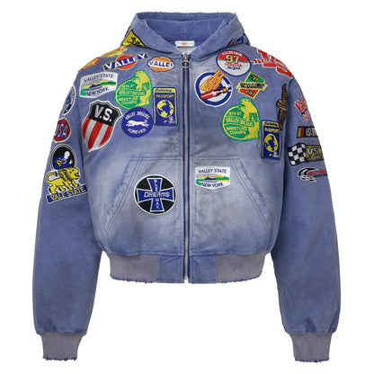 Vale Forever Passport Denim Jacket Blue
