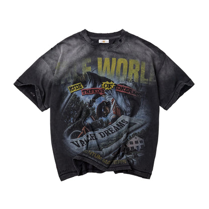 Vale Forever Newspaper Tee Black