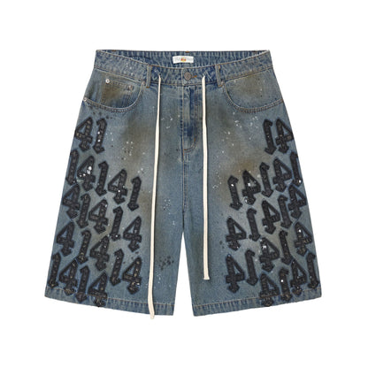 Vale Forever Black Charm Jorts Mid Wash