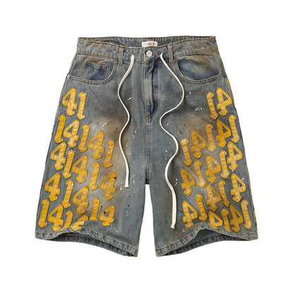 Vale Forever Luxcky Charm Jorts Mid Wash