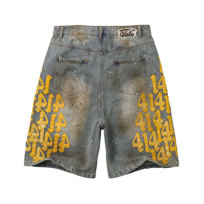 Vale Forever Luxcky Charm Jorts Mid Wash