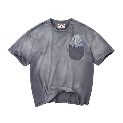 Vale Forever Skullie Tee Grey