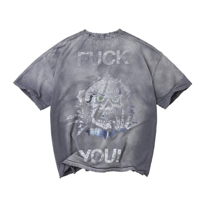 Vale Forever Skullie Tee Grey