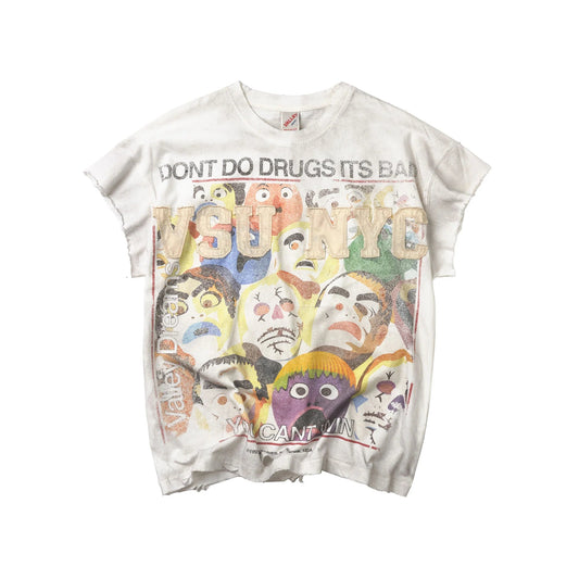 Vale Forever No Drugs Tank White