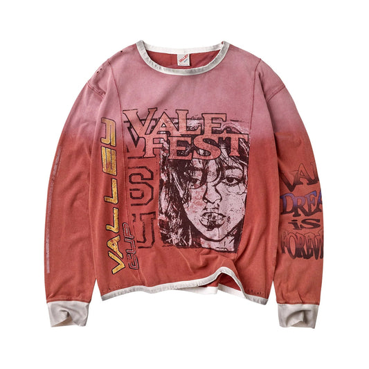 Vale Forever Hot Mess L/S T-Shirt Red