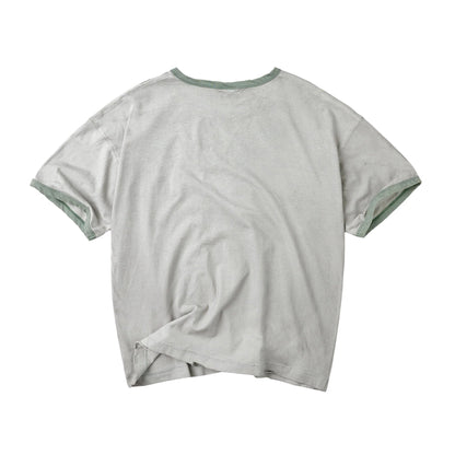 Vale Forever Camp Ringer Tee Green